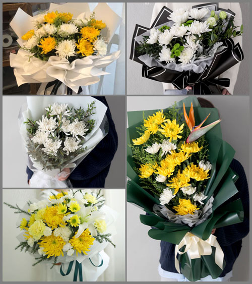 广东江门市蓬江区杜阮镇子绵村白事花束代送